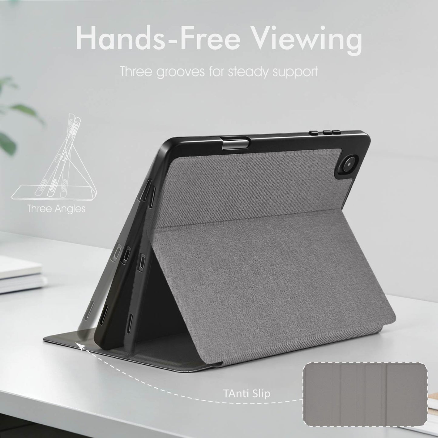 TECHGEAR Smart Case for Samsung Galaxy Tab S11 11" (SM-X730 / SM-X736) – Slim PU Leather Folio Stand with S Pen Holder & Auto Wake Sleep