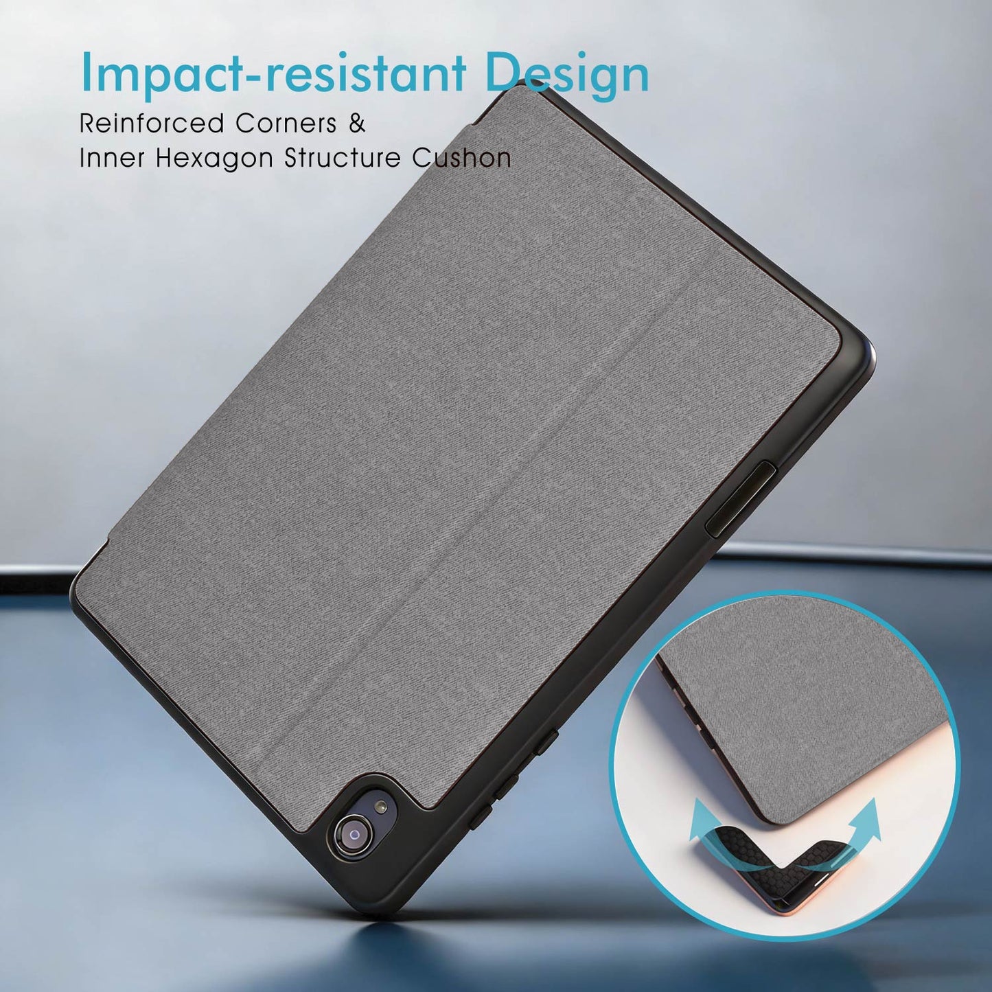 TECHGEAR Smart Case for Samsung Galaxy Tab S11 11" (SM-X730 / SM-X736) – Slim PU Leather Folio Stand with S Pen Holder & Auto Wake Sleep