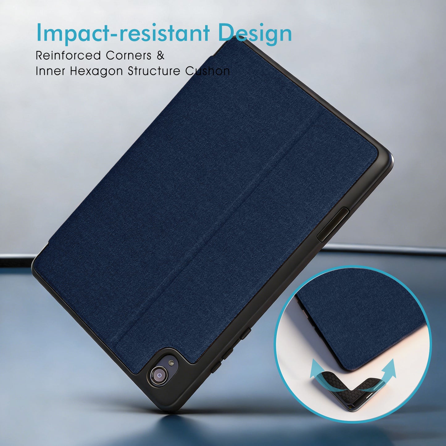 TECHGEAR Smart Case for Samsung Galaxy Tab S11 11" (SM-X730 / SM-X736) – Slim PU Leather Folio Stand with S Pen Holder & Auto Wake Sleep