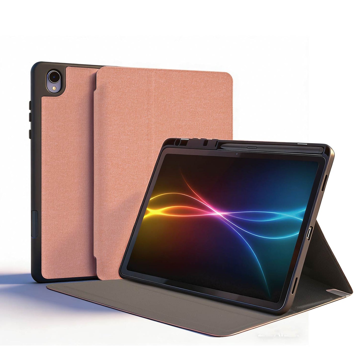 TECHGEAR Smart Case for Samsung Galaxy Tab S11 11" (SM-X730 / SM-X736) – Slim PU Leather Folio Stand with S Pen Holder & Auto Wake Sleep