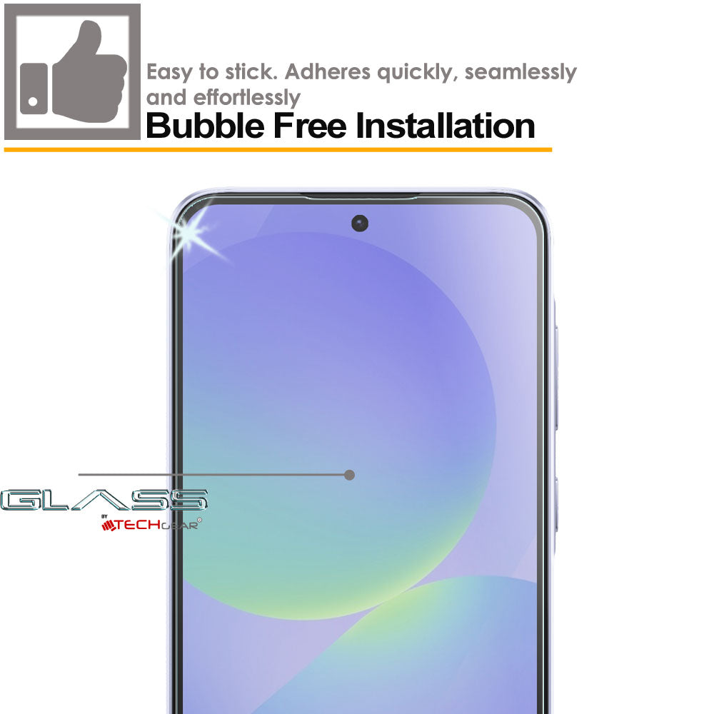 TECHGEAR Tempered Glass Screen Protector for Samsung Galaxy A57 5G / A56 5G - 9H Toughened Glass, Crystal Clear Display, Easy-Clean Surface, Case Friendly (1 Pack / 2 Pack / 3 Pack)