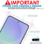 TECHGEAR Tempered Glass Screen Protector for Samsung Galaxy A57 5G / A56 5G - 9H Toughened Glass, Crystal Clear Display, Easy-Clean Surface, Case Friendly (1 Pack / 2 Pack / 3 Pack)