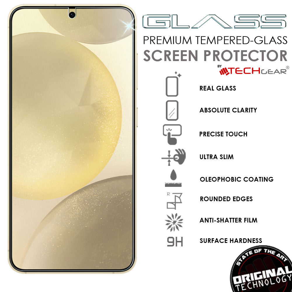 TECHGEAR Tempered Glass Screen Protector for Samsung Galaxy S26 5G - 9H Toughened Glass, Crystal Clear Display, Easy-Clean Surface, Case Friendly (1 Pack / 2 Pack / 3 Pack)