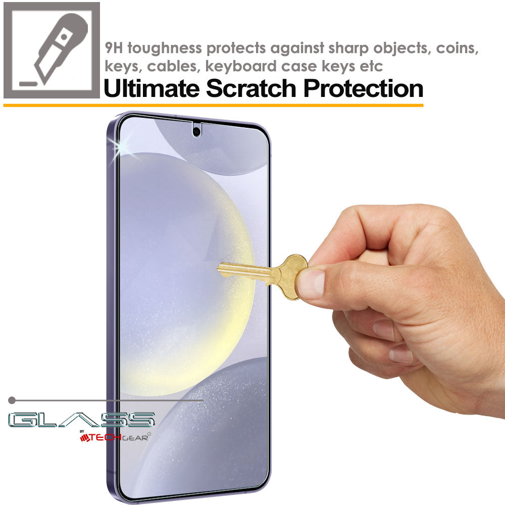 TECHGEAR Tempered Glass Screen Protector for Samsung Galaxy S26 5G - 9H Toughened Glass, Crystal Clear Display, Easy-Clean Surface, Case Friendly (1 Pack / 2 Pack / 3 Pack)