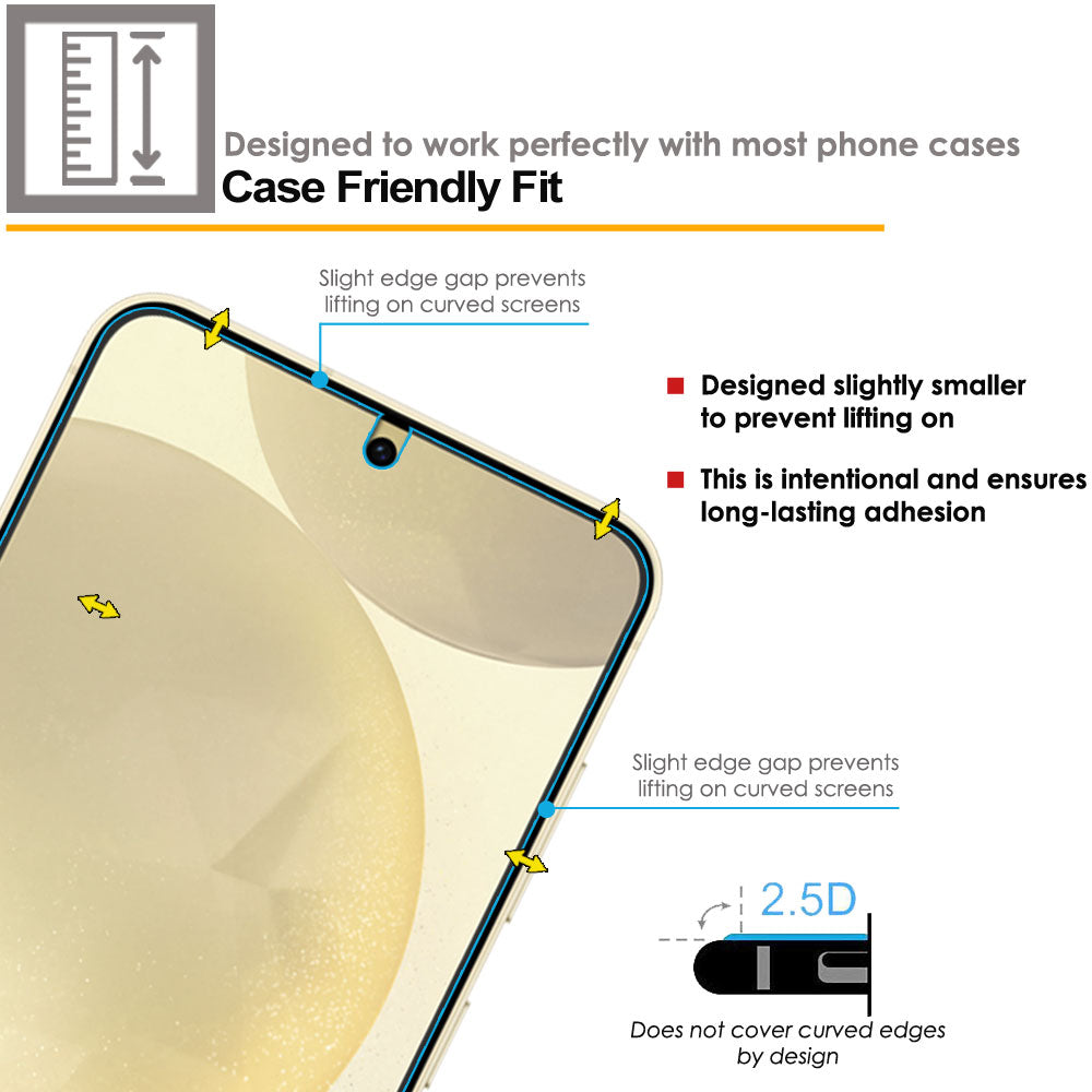 TECHGEAR Tempered Glass Screen Protector for Samsung Galaxy S26 Ultra 5G - 9H Toughened Glass, Crystal Clear Display, Easy-Clean Surface, Case Friendly (1 Pack / 2 Pack / 3 Pack) (Copy) (Copy)