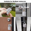 SharkByte Heavy Duty 4-Dial Combination Padlock – Weatherproof Outdoor Lock for Gym, School, Shed, Storage, Cabinet & Toolbox (1 / 2 / 3 / 4 Pack)