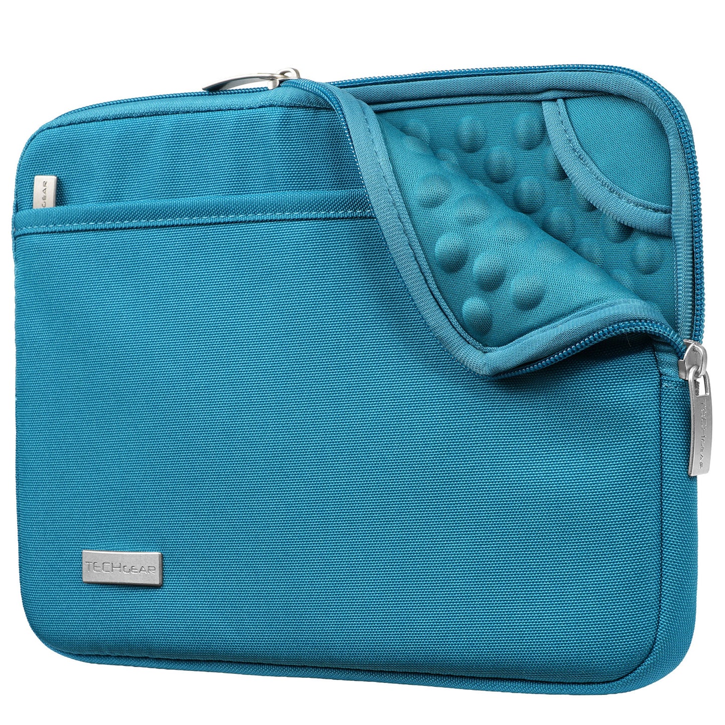 TECHGEAR AirShock Universal Tablet Sleeve | Shockproof Protective Sleeve Case for 7-13 Inch Tablets | Water-Resistant Oxford Fabric with Front Storage Pocket