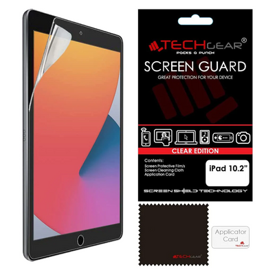 Apple iPad 10.2" (2021 - 2019, 9th / 8th / 7th Generation) Clear Film Screen Protectors