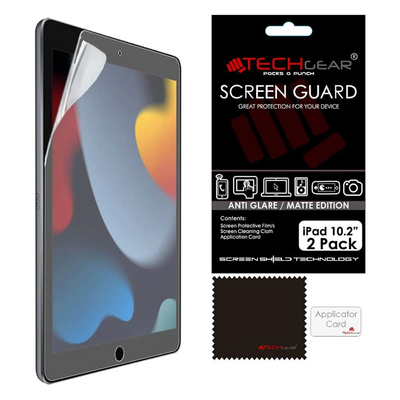 Apple iPad 10.2" (2021 - 2019, 9th / 8th / 7th Generation) Anti Glare, Matte Film Screen Protectors