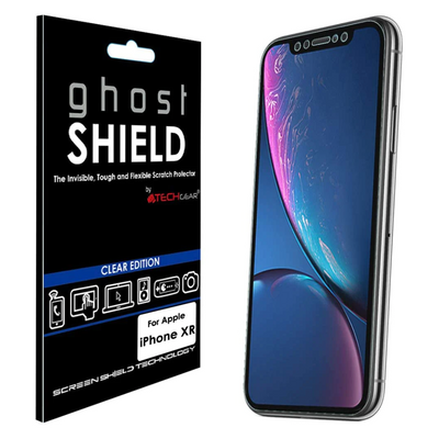 TECHGEAR Screen Protectors for iPhone 11, iPhone XR [ghostSHIELD Edition] Reinforced Flexible TPU Screen Protector with Full Screen Coverage