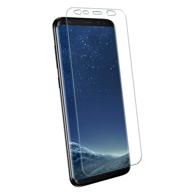 TECHGEAR Screen Protector to fit Samsung Galaxy S9 [ghostSHIELD Edition] TPU Screen Protector with Full Screen Coverage inc Curved Screen