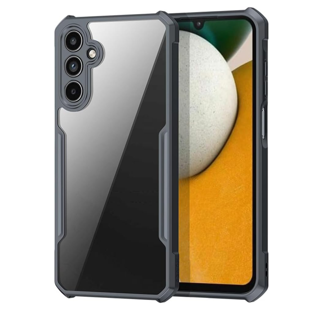 [Fusion Armour Case] Premium Hybrid Tough Heavy Duty, Clear Back, Bumper Case for Samsung Galaxy A15 5g