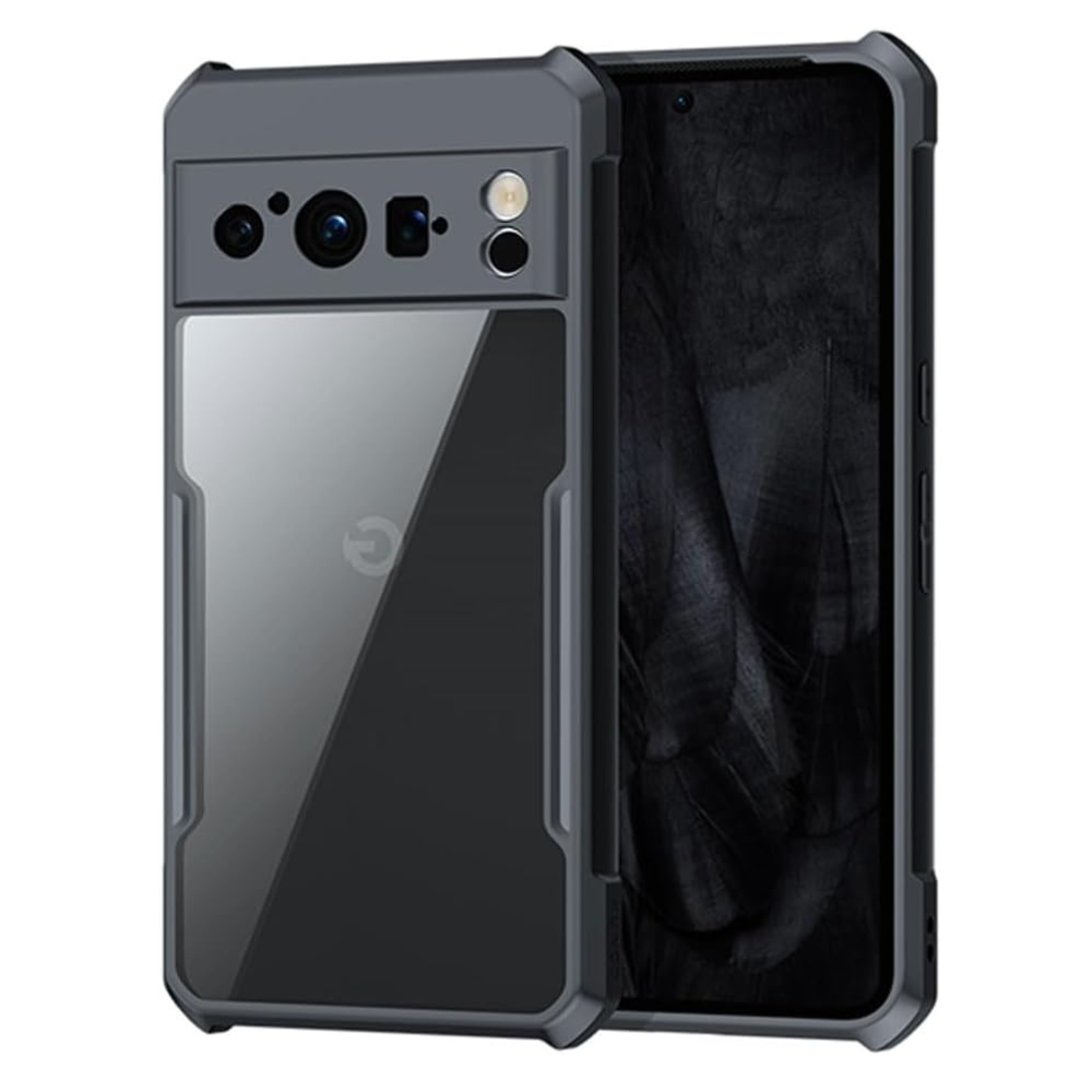 [Fusion Armour Case] Premium Hybrid Tough Heavy Duty, Clear Back, Bumper Case for Google Pixel 8 Pro 5G