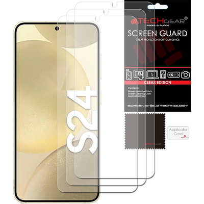 [3 Pack] Samsung Galaxy S24 5G Clear Film Screen Protector