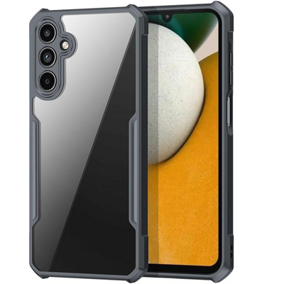 [Fusion Armour Case] Premium Hybrid Tough Heavy Duty, Clear Back, Bumper Case for Samsung Galaxy A05s