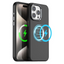 TECHGEAR iPhone 15 Pro Magnetic Silicone Case, Premium Liquid Silicone Anti-Scratch Compatible with MagSafe Soft Gel Rubber, Microfibre Lining Shockproof Phone Case For iPhone 15 Pro 6.1" - Black