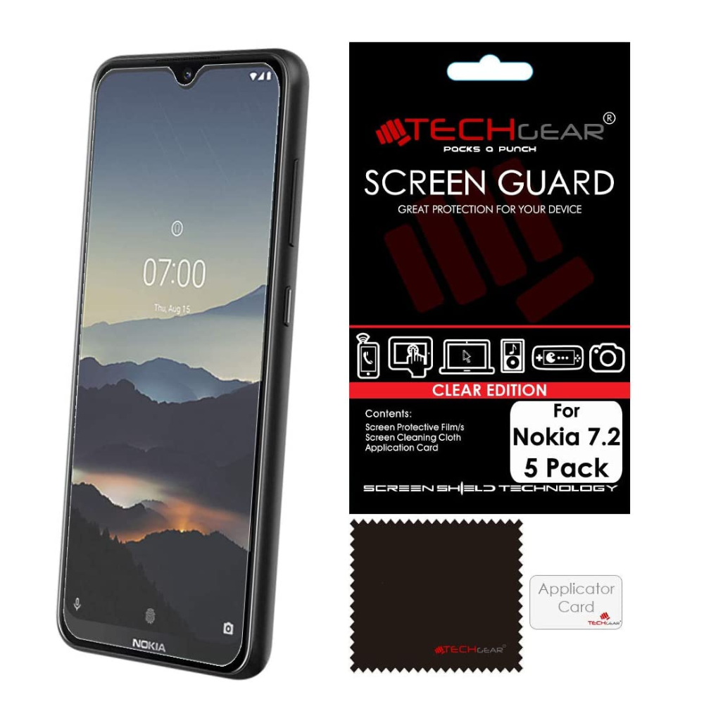 Nokia 7.2 / Nokia 6.2 Clear Film Screen Protectors