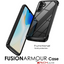 [Fusion Armour Case] Premium Hybrid Tough Heavy Duty, Clear Back, Bumper Case for Samsung A14 & A14 5G