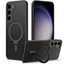 [Fusion Armour Ring] Premium Tough Protective Magnetic Ring Kickstand Case, MagSafe Case for Samsung Galaxy S24 Plus