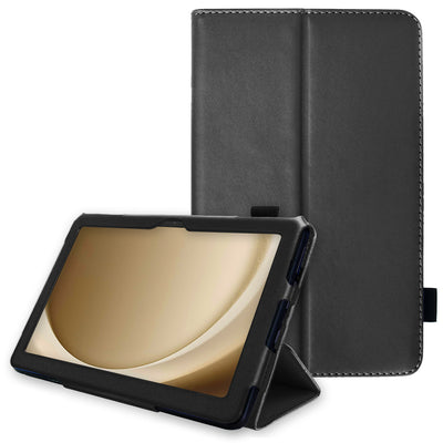 TECHGEAR Folio Case for Samsung Galaxy Tab A11+ & A9+ 11" (SM-X230/X236/X210/X215) – Leather Stand Cover with Hand Strap & Auto Sleep/Wake