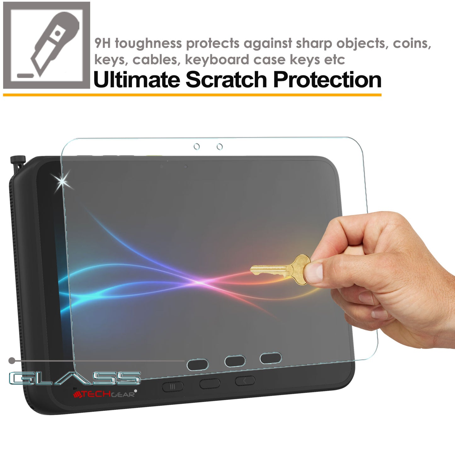 TECHGEAR Anti-Glare Matte Tempered Glass Screen Protector for Samsung Galaxy Tab Active5 Pro 10.1" (SM-X350 / SM-X356B)