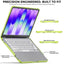 TECHGEAR BallisticWrap Case for MacBook Neo 13" (2026 A18 Pro) - Student Laptop Tough Hard Shell Cover with Kickstand, Shockproof TPU Edges