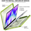 TECHGEAR BallisticWrap Case for MacBook Neo 13" (2026 A18 Pro) - Student Laptop Tough Hard Shell Cover with Kickstand, Shockproof TPU Edges