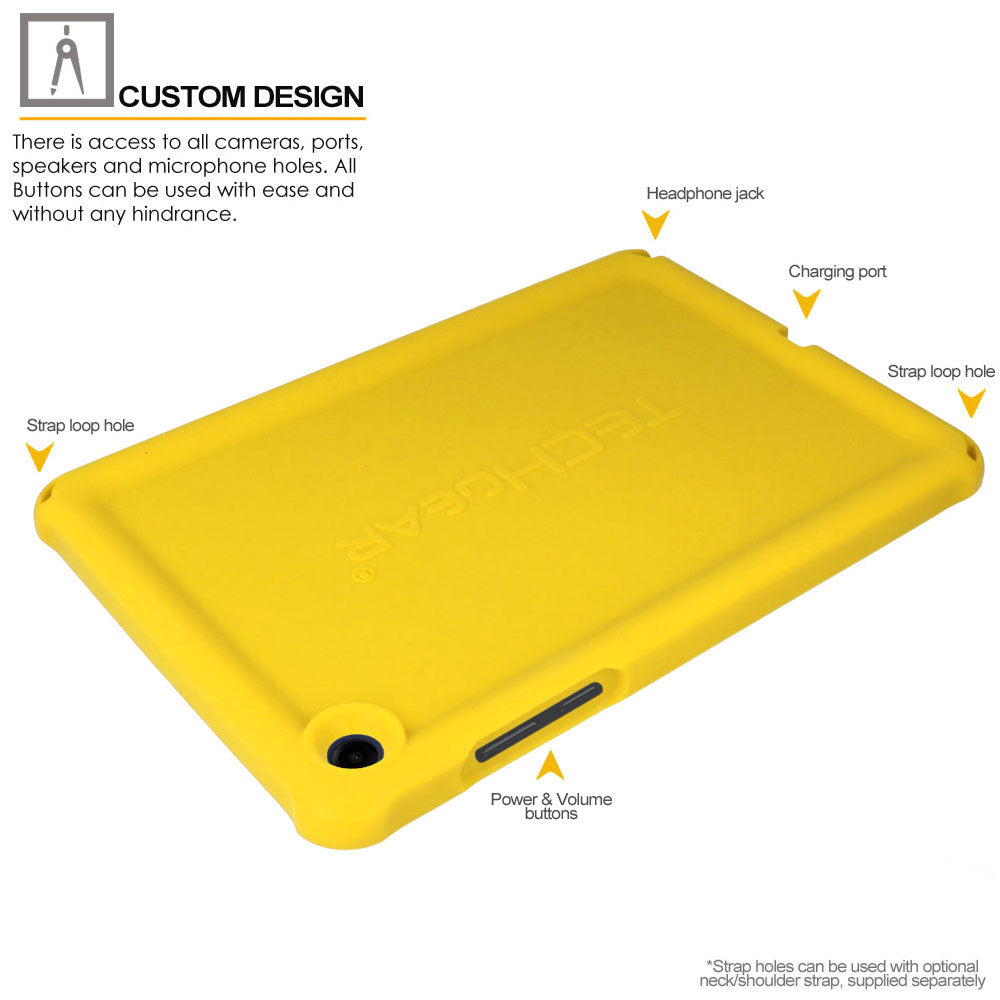 TECHGEAR Bumper Case for Samsung Galaxy Tab A11+ / A11 Plus & Tab A9+ / A9 Plus 11" – Kids Shockproof Silicone Case with Screen Protector (SM-X230 / SM-X236 / SM-X210 / SM-X215 / SM-X216)