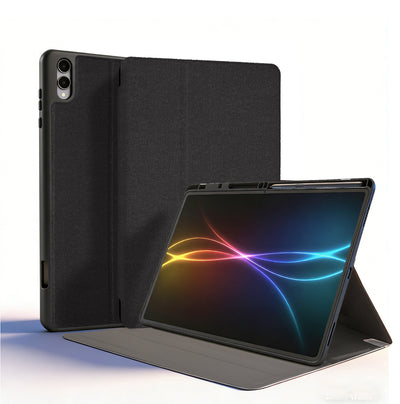 TECHGEAR Smart Case for Samsung Galaxy Tab S11 Ultra 14.6" (SM-X930 / SM-X936) – Slim PU Leather Folio Stand with S Pen Holder & Auto Wake Sleep