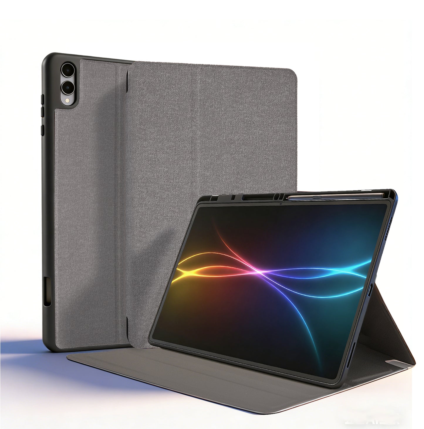 TECHGEAR Smart Case for Samsung Galaxy Tab S11 Ultra 14.6" (SM-X930 / SM-X936) – Slim PU Leather Folio Stand with S Pen Holder & Auto Wake Sleep