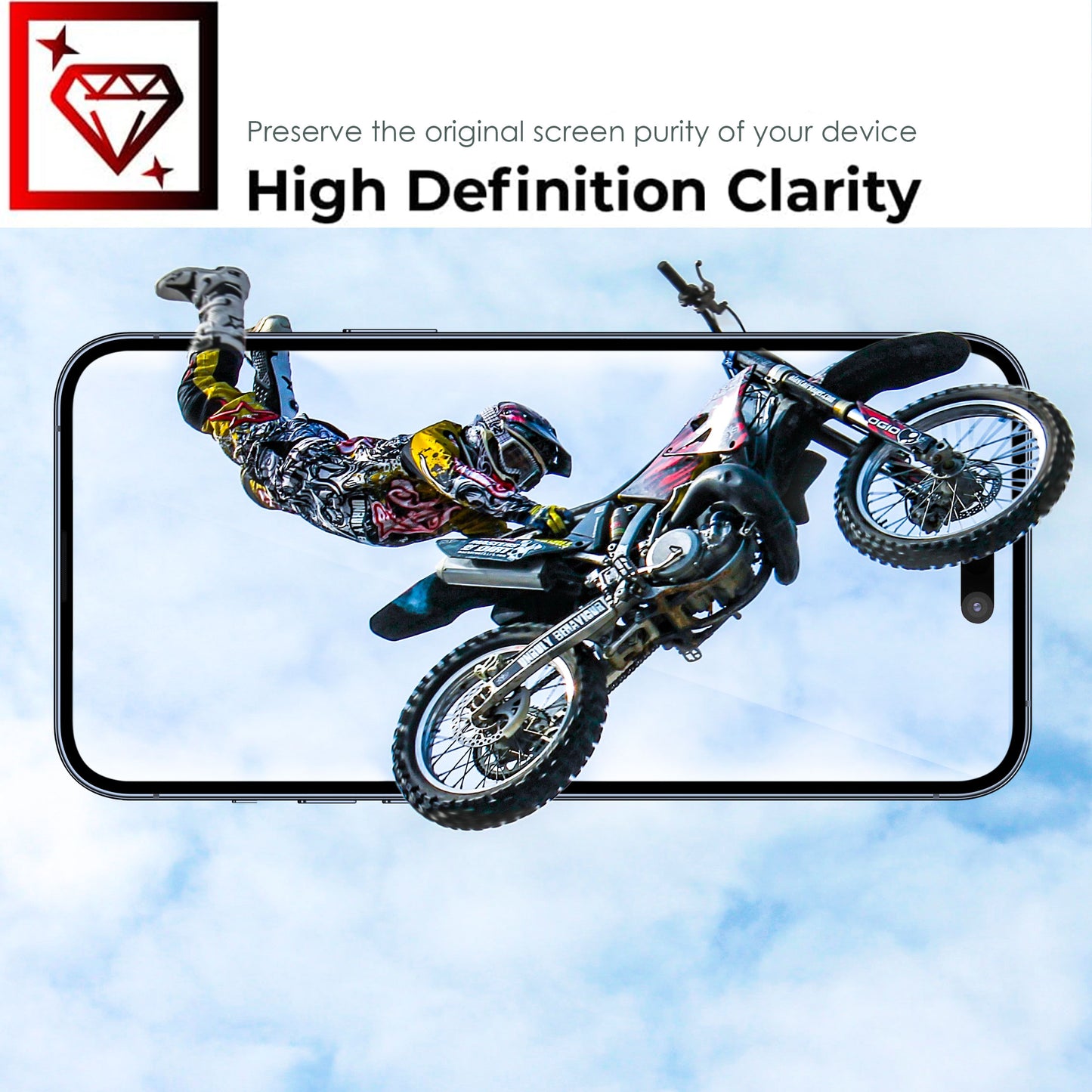 TECHGEAR Tempered Glass Screen Protectors for iPhone 17 Pro Max (2025) – 2.5D Round Edge, 9H Hardness, Crystal Clear, Scratch-Resistant, No-Bubble - 1/2/3 Packs