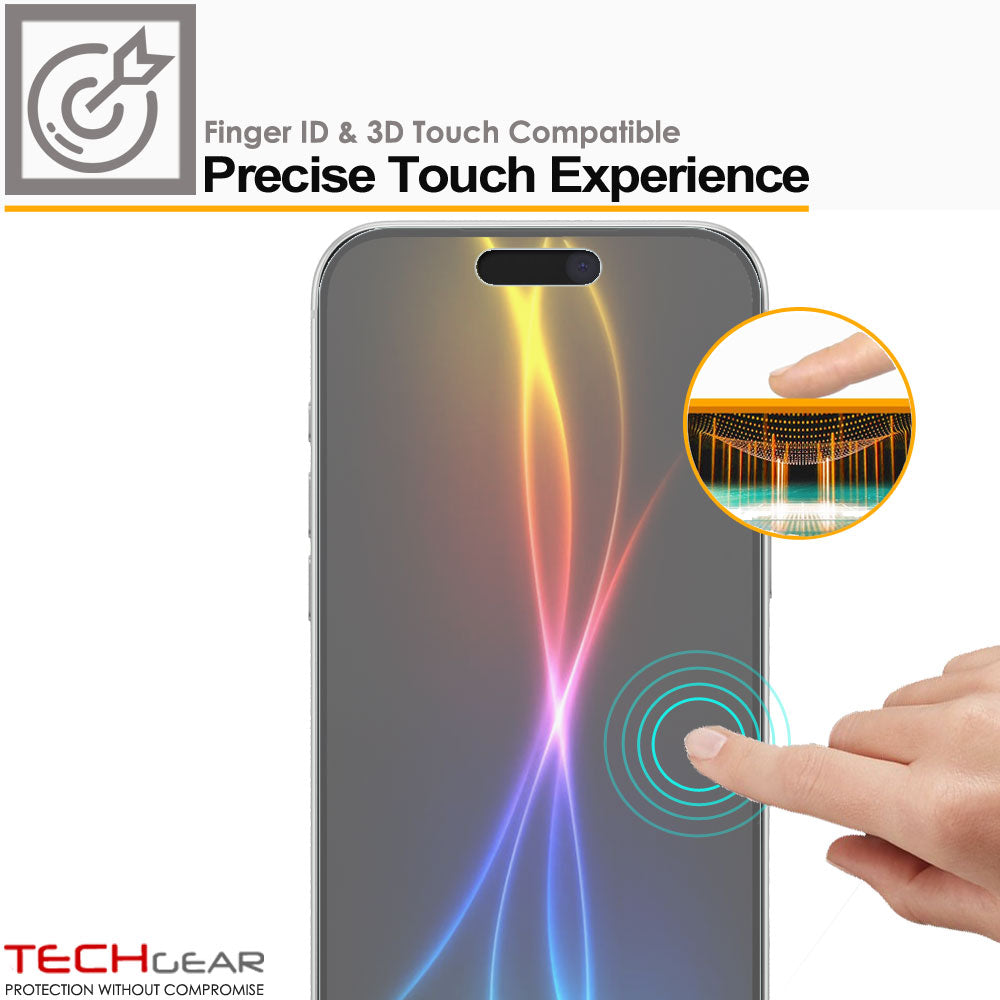 TECHGEAR Matte Film Screen Protectors for iPhone 17 & iPhone 17 Pro (2025) – Anti-Glare, Anti-Fingerprint, Easy Install, Case-Friendly