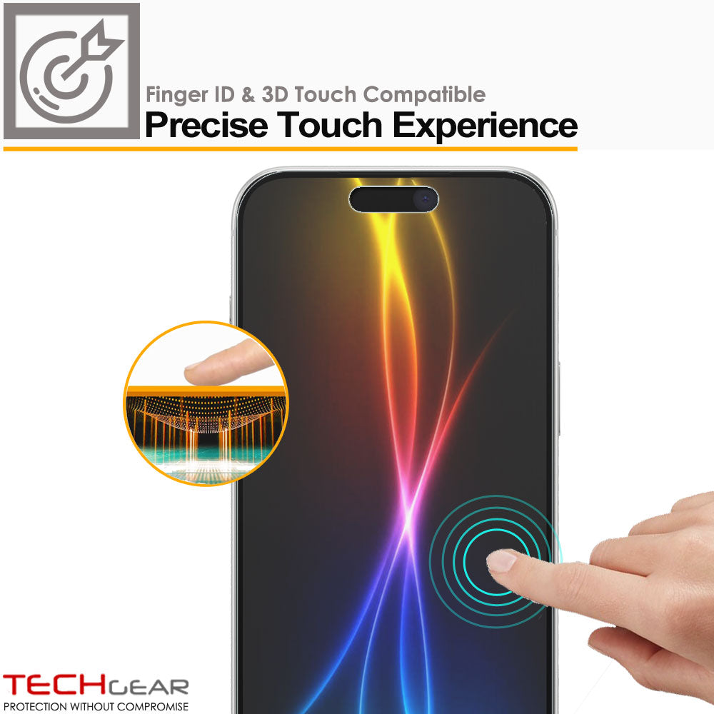 TECHGEAR Clear Film Screen Protectors for iPhone Air (2025) – Crystal Clear LCD Film Guard, Scratch Resistant, Touch Sensitive