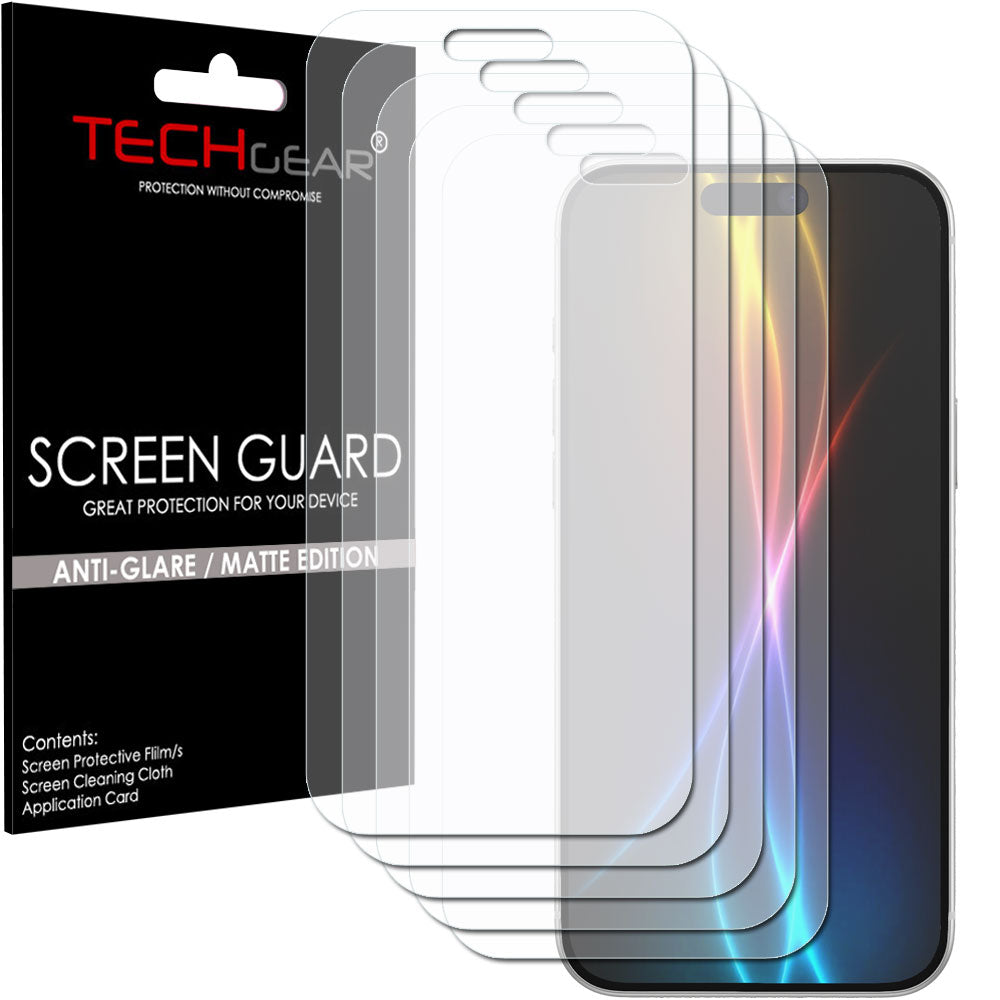 TECHGEAR Matte Film Screen Protectors for iPhone 17 Pro Max (2025) – Anti-Glare, Anti-Fingerprint, Scratch Resistant, Easy Install