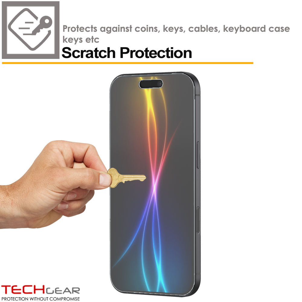 TECHGEAR Matte Film Screen Protectors for iPhone 17 & iPhone 17 Pro (2025) – Anti-Glare, Anti-Fingerprint, Easy Install, Case-Friendly