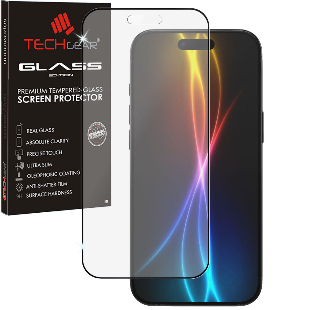 TECHGEAR Anti-Glare Matte Glass Screen Protector for iPhone Air (2025) – 3D Full Coverage Tempered Glass, Anti-Reflection, Smooth Touch, Face ID Compatible