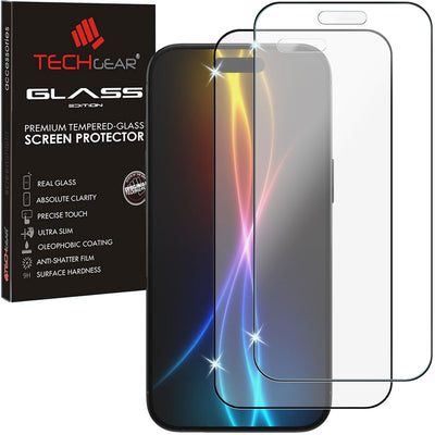 TECHGEAR Anti-Glare Matte Glass Screen Protector for iPhone Air (2025) – 3D Full Coverage Tempered Glass, Anti-Reflection, Smooth Touch, Face ID Compatible