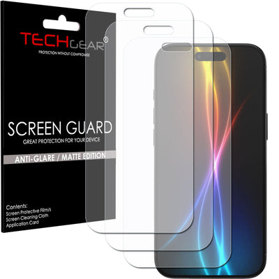 TECHGEAR Matte Film Screen Protectors for iPhone Air (2025) – Anti-Glare, Anti-Fingerprint, Scratch Resistant, Easy Install