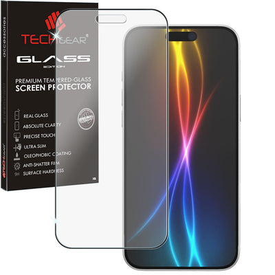 TECHGEAR Anti-Glare Matte Glass Screen Protector for iPhone 17 Pro Max (2025 / 6.9") – 3D Full Coverage Tempered Glass, Anti-Reflection, Smooth Touch, Face ID Compatible