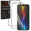 TECHGEAR 3D GLASS Screen Protectors for iPhone 17 Pro Max (2025) – Full Screen Adhesion, 3D Curved Edge Full Coverage Tempered Glass, Face ID Compatible