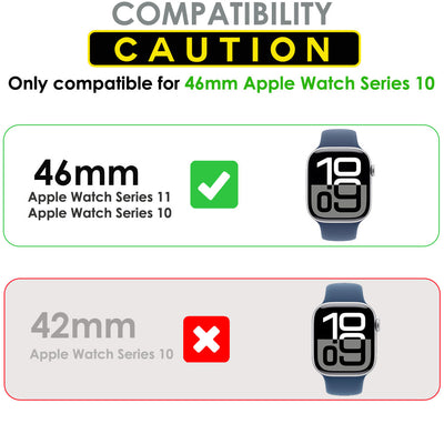 Apple Watch Series 11 & 10 46mm (2024) Full Coverage EPU Film Screen Protectors