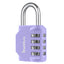 SharkByte Heavy Duty 4-Dial Combination Padlock – Weatherproof Outdoor Lock for Gym, School, Shed, Storage, Cabinet & Toolbox (1 / 2 / 3 / 4 Pack)