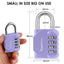 SharkByte Heavy Duty 4-Dial Combination Padlock – Weatherproof Outdoor Lock for Gym, School, Shed, Storage, Cabinet & Toolbox (1 / 2 / 3 / 4 Pack)