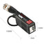 TECHGEAR CCTV Video Balun 4K 8MP BNC to RJ45 Connector, Easy Press-Fit - Passive UTP CAT5/6 Camera Adapter (Multi Pack Pairs)