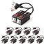 TECHGEAR CCTV Video Balun 4K 8MP BNC to RJ45 Connector, Easy Press-Fit - Passive UTP CAT5/6 Camera Adapter (Multi Pack Pairs)