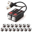 TECHGEAR CCTV Video Balun 4K 8MP BNC to RJ45 Connector, Easy Press-Fit - Passive UTP CAT5/6 Camera Adapter (Multi Pack Pairs)