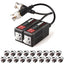 TECHGEAR CCTV Video Balun 4K 8MP BNC to RJ45 Connector, Easy Press-Fit - Passive UTP CAT5/6 Camera Adapter (Multi Pack Pairs)