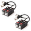 TECHGEAR CCTV Video Balun 4K 8MP BNC to RJ45 Connector, Easy Press-Fit - Passive UTP CAT5/6 Camera Adapter (Multi Pack Pairs)