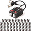 TECHGEAR CCTV Video Balun 4K 8MP BNC to RJ45 Connector, Easy Press-Fit - Passive UTP CAT5/6 Camera Adapter (Multi Pack Pairs)
