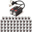 TECHGEAR CCTV Video Balun 4K 8MP BNC to RJ45 Connector, Easy Press-Fit - Passive UTP CAT5/6 Camera Adapter (Multi Pack Pairs)